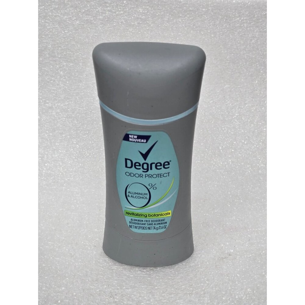 Degree Odor Protect Aluminum Free Deodorant Revitalizing Botanicals 2.6 Oz